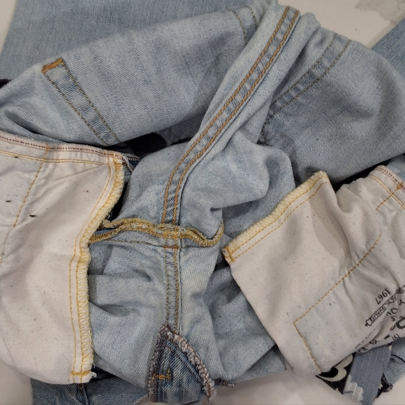 Polo Ralph Lauren~Womens Avery Boyfriend Patchwork Jeans~Light Wash Denim~25 - Picture 11 of 11